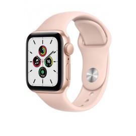 Купить Apple Watch SE 40mm Gold Aluminum Case with Pink Sport Band онлайн